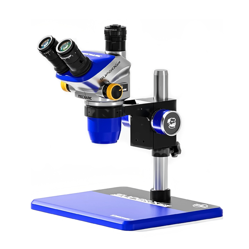 Mechanic SUPER X PRO-B11 6.5X-52X Trinocular Stereo Microscope with Light