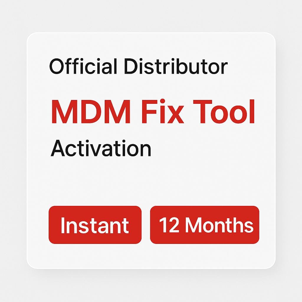 MDM Fix Tool Activation (12 Months)