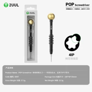 2UUL SD87 POP Screwdriver Replaceable Tip Screwdriver for Phone 17 Series