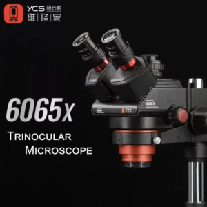 YCS 6065X Trinocular Stereo HD Microscope