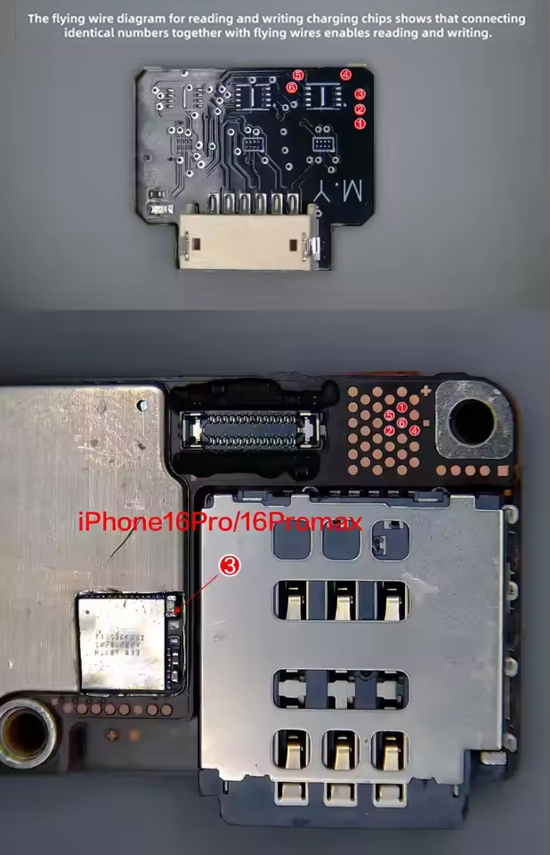 YCS Mr. Yang EEPROM 4001 Non-layered Charging Chip Read Write Programmer for iPhone 15&16 Pro Max Series - Image 6