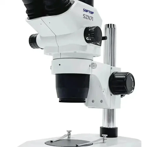 SOPTOP SZN7I Trinocular Stereo Microscope & LED Ring Light - Image 3